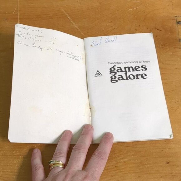 Games Galore by Boy Scouts 1980 - Picture 2 of 5